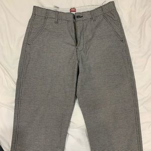Levi’s EZ Tapered Chino - Black & White Checkered (Sz Medium - 32x 32)